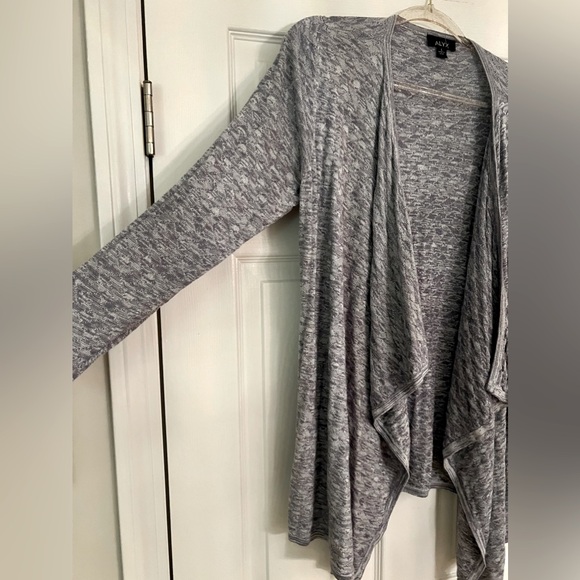 ALYX Cardigan Sweater Heathered. Grey/White. Sz Large. Tiered. - Picture 1 of 4